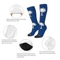 thumbnail image 4 of Knee High Socks for Women South Carolina Flag Pattern Long Tube Sock Uniform Socks, 4 of 7