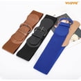 thumbnail image 5 of 3 Pack 4 Pack Women Wide Elastic Waist Belt Vintage Stretchy Belt Waistband for Ladies Dresses, 5 of 6
