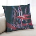 thumbnail image 1 of Ahgly Company Music Drums Indoor Throw Pillow, 18 inch by 18 inch, 1 of 6