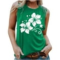 thumbnail image 1 of LSLJS Blouse Sans Manches Imprimée Mode Décontractée pour Femmes Col Rond Sexy Pull-Over Slim, Débardeurs pour Femmes, 1 of 4