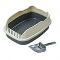 thumbnail image 2 of Caja de Arena para Gatos jinwen 58 x 41 x 20 cm A Prueba de Salpicaduras Gris, 2 of 8