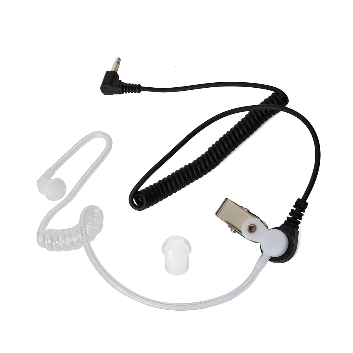 3.5mm Police Listen Only Acoustic Tube Headset Earpiece for Motorola Speaker Mic 