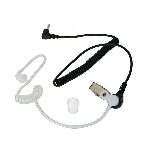 HYS 2.5mm Listen Only FBI Earpiece, Acoustic Tube Earphone