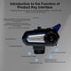thumbnail image 3 of Auricular para casco de motocicleta, manos libres, compatible con Bluetooth 5,0, Control por voz, BT31, 3 of 8