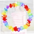 thumbnail image 3 of LOLIPPYY 12Pcs Hawaii Flowers Necklace Lightweight Floral Garland for Birthday and Hawaiian Themed Parties, 3 of 8