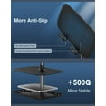 thumbnail image 4 of Tablet Stand Holder,Angle Height Adjustable Tablet & Phone Stand for Bed/Desk,Compatible with (5.5-21.5") Screen iPad Pro/Air/Mini, iPhone, Samsung, Switch, Kindle,Surface Pro, Fire HD(Black), 4 of 6