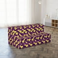 thumbnail image 2 of Tropical Foldable Mattress, Exotic Parrot Birds Flying, 78.7" x 47.2", Mustard Dark Grey and Purple, by Ambesonne, 2 of 4