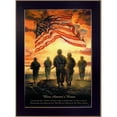 thumbnail image 2 of Bless Americas Heroes By Bonnie Mohr Printed Wall Art Wood Multi-Color, 2 of 5