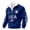 Blue, variant on Men's United States 250 Years Printed Casual Top Patriotic American Flag Shirt United States 250 Years Pullover