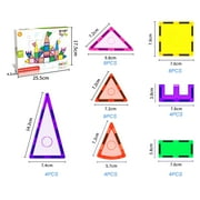 EverPlay Magnetic Tiles for Kids - STEM 41PCS Construction Building Blocks Educational Toy