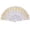 White, variant on erfcxs Chinese/Spanish Style Dance Wedding Party Lace Silk Folding Hand Held Flower Fan