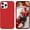 Red, variant on iPhone 13 Pro Max Case, iPhone 13 Pro Max Phone Case Liquid Silicone Soft Gel Rubber Slim Anti-Scratch Microfiber Lining Full Shockproof Protective Cover iPhone 13 Pro Max 6.7", Red