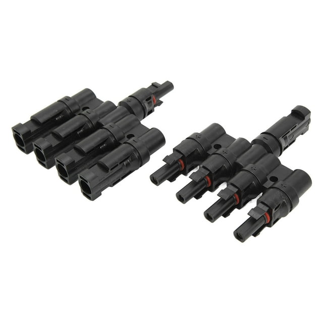 Conector De Rama T ANGGREK Del Panel Solar 1 A 4 Conectores Autoblocantes
