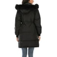thumbnail image 4 of SAYFUT Women's Winter Down Jacket Puffer Coat Windproof Water Resistant Parka Coat Poly Down Puffer With Detachable Hood, 4 of 8