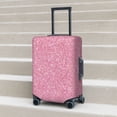thumbnail image 5 of Yiaed Glitter Pink Print Travel Luggage Cover Suitcase Protector Fits 18-32 Inch Luggage Wheel Covers Patterned Elastic Luggage Anti-scratch（No luggage）-Large, 5 of 5
