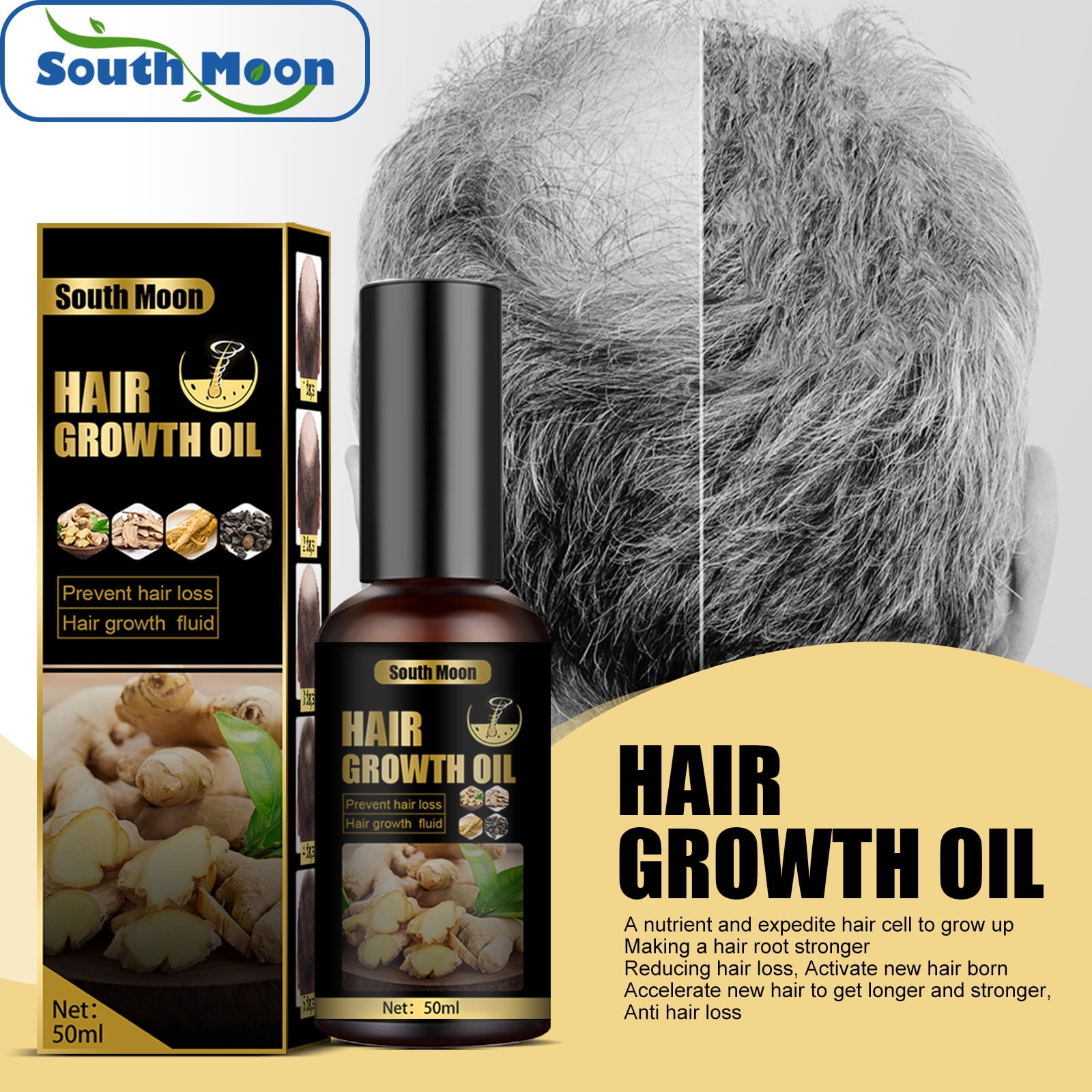 Hair Growth Oil, Rosemary Oil for Hair Growth and Aromatherapy 