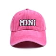 thumbnail image 1 of Wdgfv Mini Hat Baseball Hat Washed Cotton Distressed Ripped Hat Embroidery Adjustable Snap Cap for Son Daughter Red 4-12 Years, 1 of 3