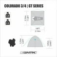 thumbnail image 6 of NTK Colorado 3 to 4 Person Dome Family Camping Tent,100% Waterproof, Easy Assembly and Full Coverage, 6 of 7