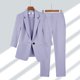 thumbnail image 1 of Conjunto de chaqueta fina para mujer, Blazer informal de pierna ancha, pantalones elegantes de dos piezas, trajes de oficina, ropa de negocios, novedad de verano 2023, 1 of 1