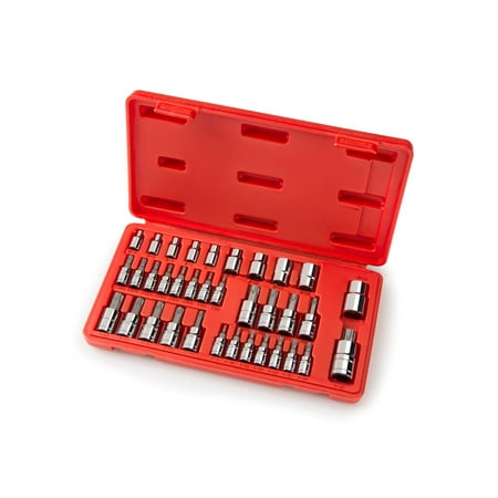 Tamper Proof Torx Socket - External Torx Socket Bit | 35pc E Tamper Proof Security Star Female 1/4 3/8 1/2