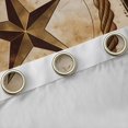 thumbnail image 4 of Manfei Vintage Western Stars Blackout Curtains,Boho Wild Horse Window Curtains Pack of 2 (38x45 Each),Cream Brown, 4 of 6