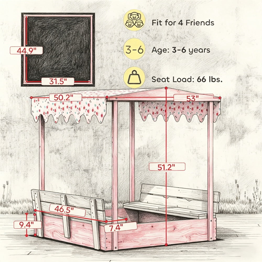 Wooden Sandbox