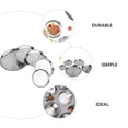 thumbnail image 4 of Shisuyan Multipurpose Barbecue Plate Stainless Steel 1Pc 7.9x7.9x0.8in, 4 of 8