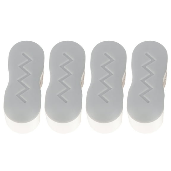 NUOLUX 4 Toilet Part Pcs Bidet Toilet Seat Bumper Replacement Kit with Strong Adhesive