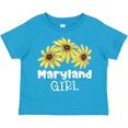 thumbnail image 3 of Inktastic Maryland Girl Black Eyed Susans Flowers Girls Toddler T-Shirt, 3 of 5