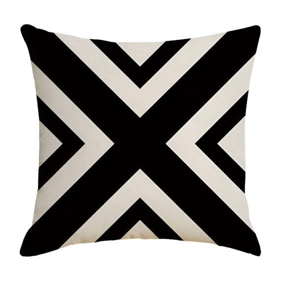 LAMIRO Black And White Outdoor Pillows Waterproof Hugging Pillow Household Design Pattern Sand Pillow Decorative Throw Pillows