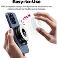 thumbnail image 3 of Ulanzi LM19 MagSafe Light Portable Selfie Light for iPhone 16 15 14 13 12 Pro Max Fill Light Phone Stand for Selfie Video Vlog, 3 of 9