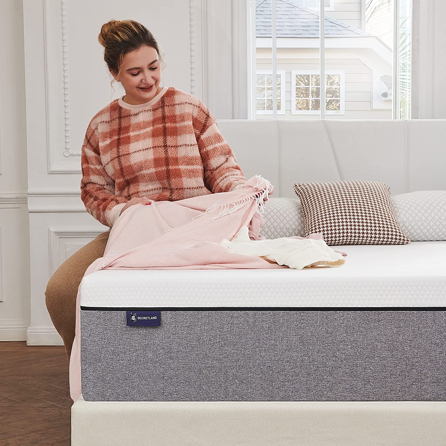 Twin Mattress, 6 inch Gel Memory Foam Mattress with Breathable Cover