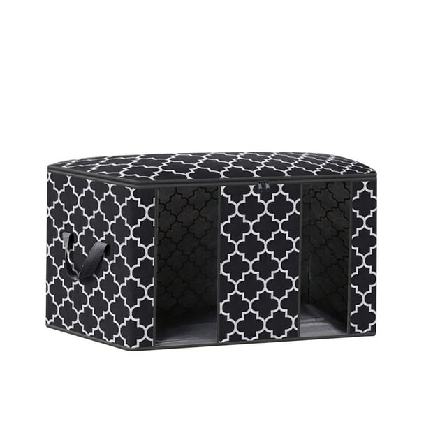 Agiferg Grand Sac de Rangement Épaissi pour Finition Sac pour Couette à Quatre Feuilles Contenants de Rangement