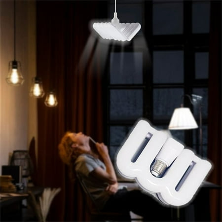 

Qinghuai Clearance LED Light Bulb Mini LED Garage Light E27 Super Bright Deformable LED Bulbs for Workbench Porch Basement