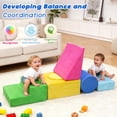 thumbnail image 5 of Kbun Large 7pcs Foam Climbing Blocks, Toddlers Climbing Toys for Climb, Crawl and Slide for Nursery, Living Room, Children's Room, Indoor Climb and Crawl Activity Play Set for Toddler 1-3, 5 of 8