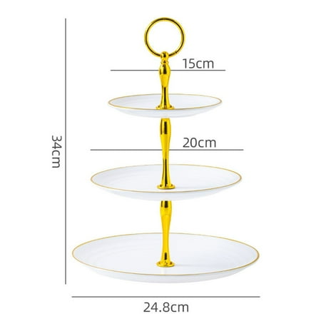 

Cupcake Display 3 Tier Table Trays Fruit Plate Cake Stand Dessert Holder