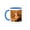 Blue/White, variant on 3drose, India, Rajasthan, Jaipur, Folk Dancer., 15oz Mug