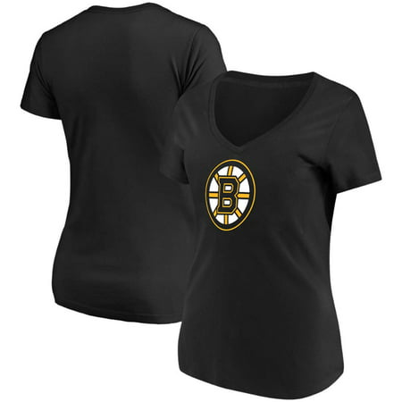 Women's Fanatics Branded Black Boston Bruins Top Ranking V-Neck
