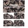 thumbnail image 6 of JWD Open Front Cardigan for Women Button Down Long Sleeve Draped Sweater Outerwear with Pocket Black Palm Leaf S, 6 of 9