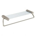 thumbnail image 3 of Delta Zura 77480-PN 24" Bath Towel Bar w/ Glass Shelf Polished Nickel Finish, 3 of 5