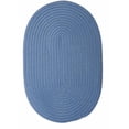 thumbnail image 1 of Colonial Mills Rug BR55R024X120 Boca Raton - Blue Ice 2 ft. x 10 ft. Braided Rug, 1 of 1