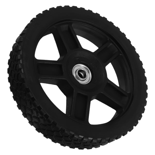 DEEPCRAFF Roues d'Outil de Pelouse Roues de Tondeuse en Plastique pour Équipement Extérieur 1 Ensemble