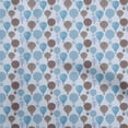thumbnail image 1 of oneOone Cotton Silk Sky Blue Fabric Travel Sewing Craft Projects Fabric Prints By Yard 42 Inch Wide, 1 of 4