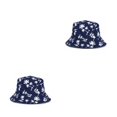 thumbnail image 4 of Minnieouse Sombrero de cubo Hombres Mujeres Sombrero de sol de playa al aire libre negro amarillo moda Pesca Sombrero de pescador Type1 NO1 Minnieouse CBP010509, 4 of 5