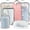 Dusty Rose, variant on Large Packing Cube Set with See Through Mesh- Compression Packing Cubes Travel Organizers (Dusty Rose)
