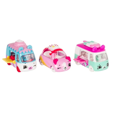 Cutie Car Shopkins Season 1, 3PK Freezy Riders