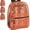 Peach, variant on 24 pack Solid Color See Through Mesh Stadium Approved Backpacks for Travel, Commuting in Assorted Color