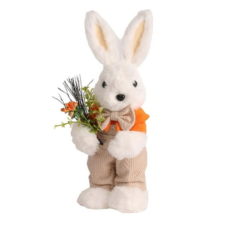 

Easter Decorations Cute Easter Bunny Ornament Doll Home Desktop Decorations For Men And Women Home Party Tabletop Decoration Collectible Figurines Knitting Ornament Ornament Set Teacher Ornament