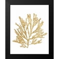 thumbnail image 2 of Wild Apple Portfolio 15x18 Black Modern Framed Museum Art Print Titled - Pacific Sea Mosses I Gold, 2 of 5