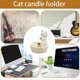 thumbnail image 5 of Cat Warming Paws Candle Holder Cat Cone Incense Burner Incense Tray, 5 of 5